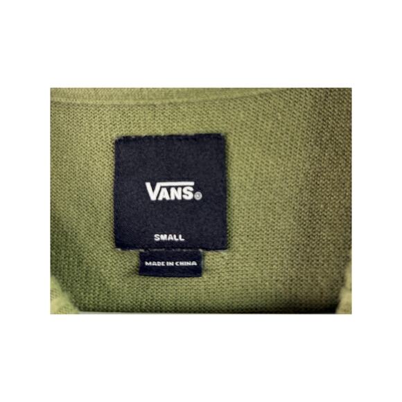 Vans Tacuba Solid Crewneck Sweater – Loden Green – Size S - Picture 7 of 7